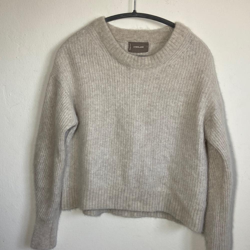 Everlane Alpaca Crew sweater (photo for style reference)